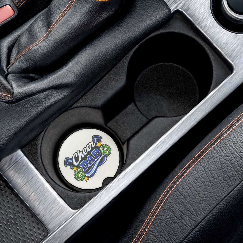 Cheer Dad — Car Cupholder Drink Coaster