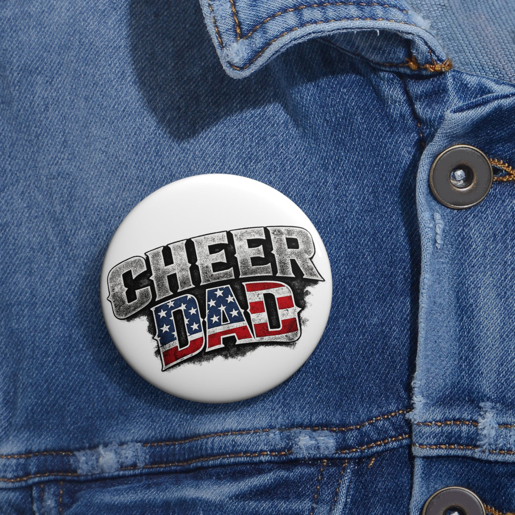 Cheer Dad Pin