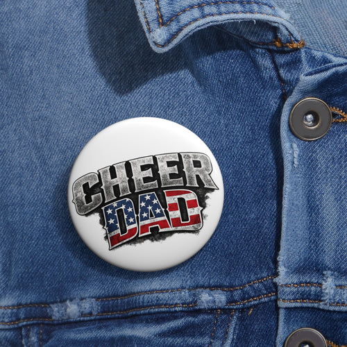 Cheer Dad Pin