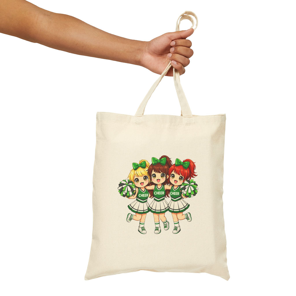 3 Cheerleaders - Cotton Canvas Tote Bag