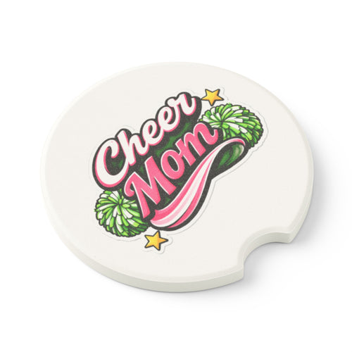 Cheer Mom  — Car Cupholder Drink Coaster