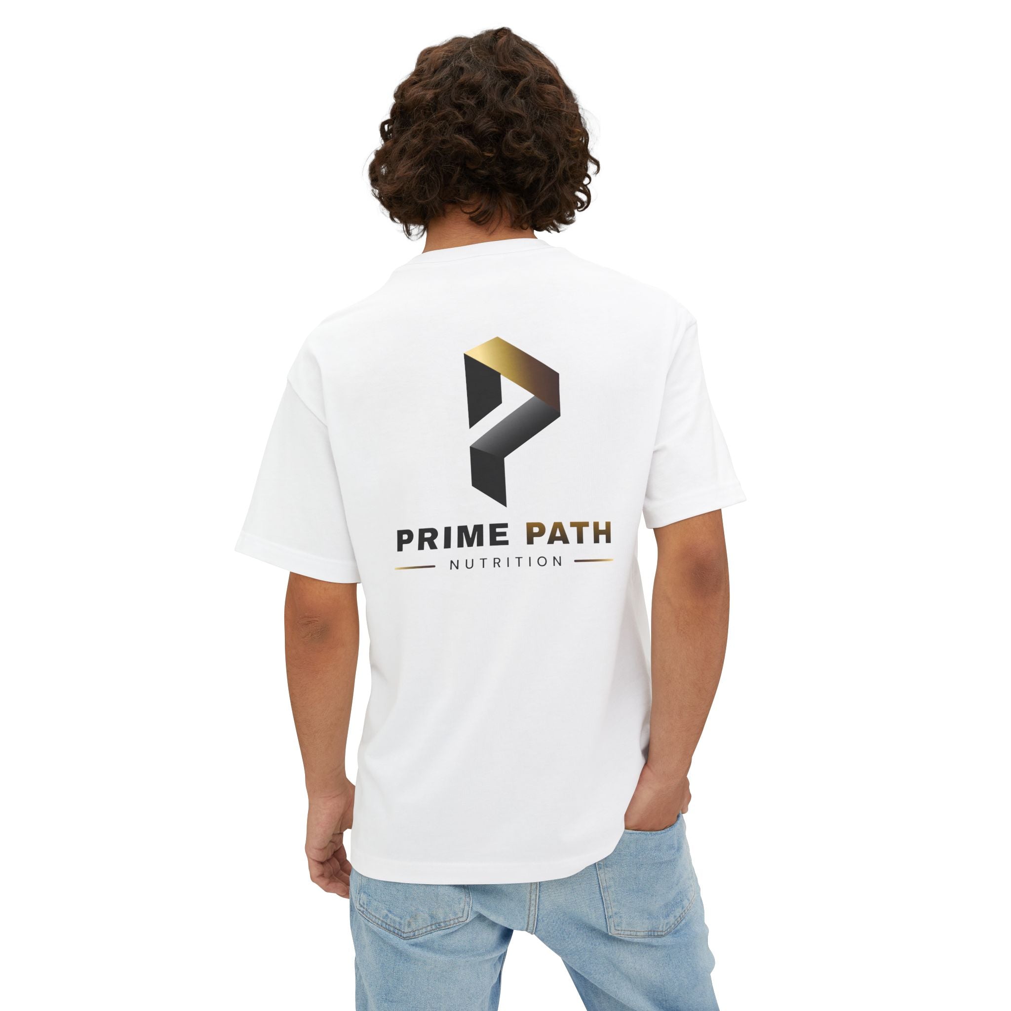 Prime Path Logo T‑Shirt — Oversized Boxy Tee