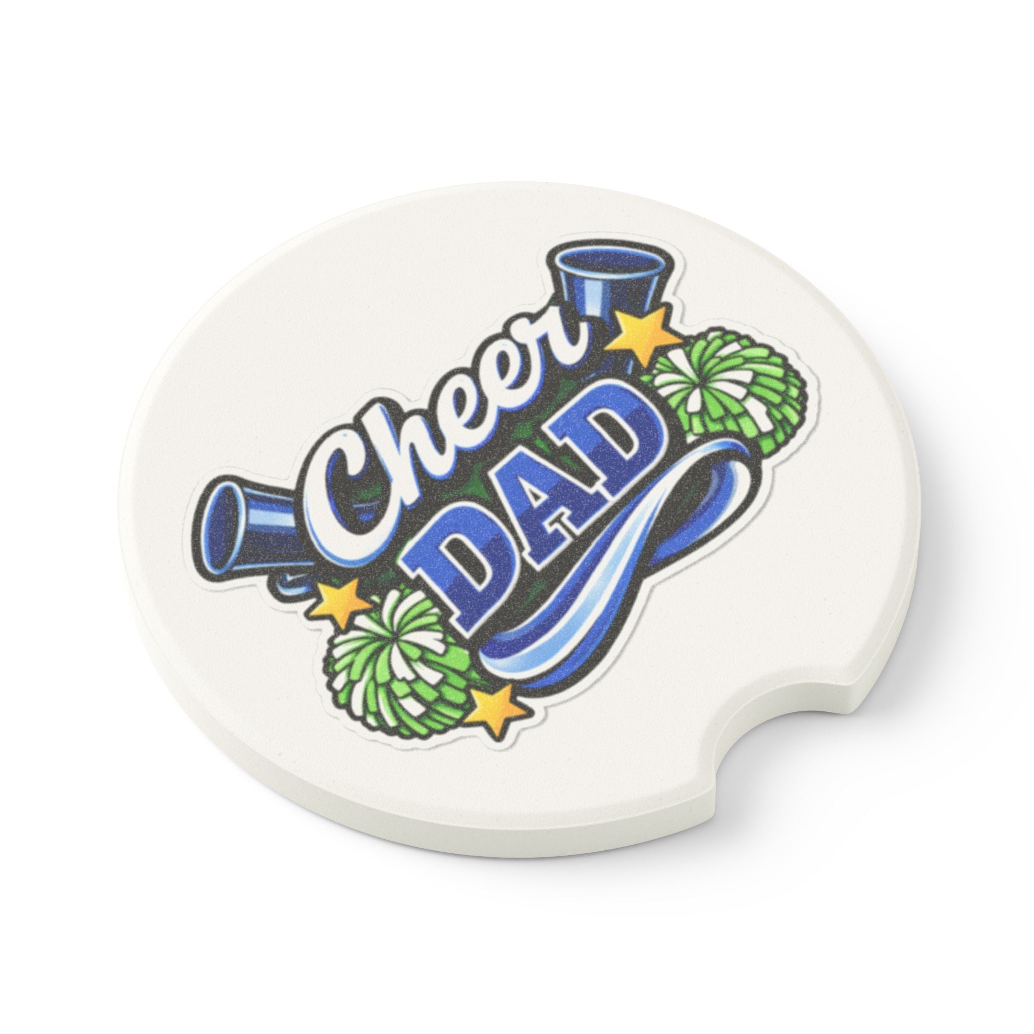 Cheer Dad — Car Cupholder Drink Coaster