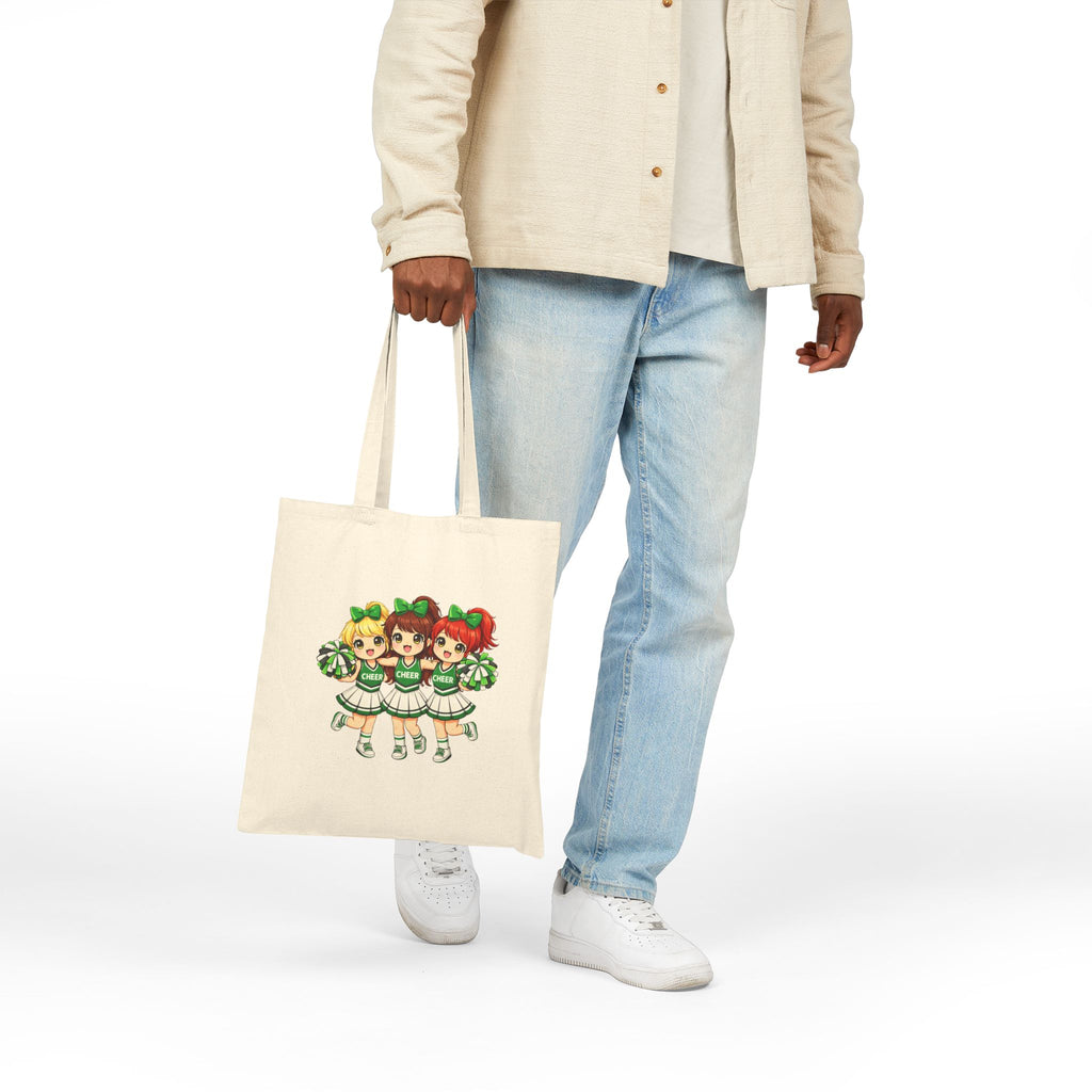 3 Cheerleaders - Cotton Canvas Tote Bag