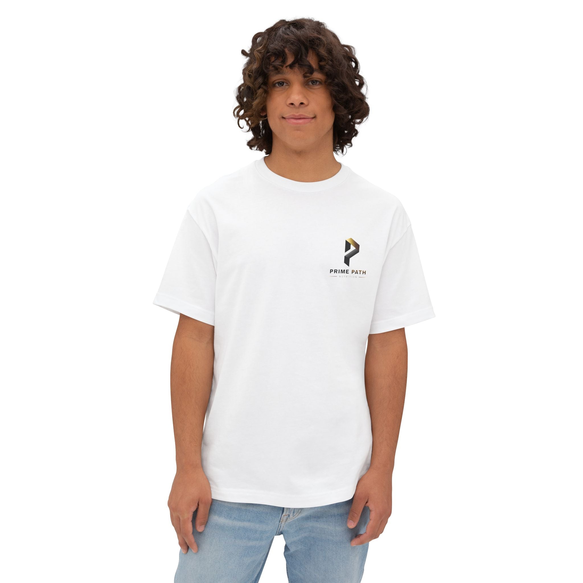 Prime Path Logo T‑Shirt — Oversized Boxy Tee