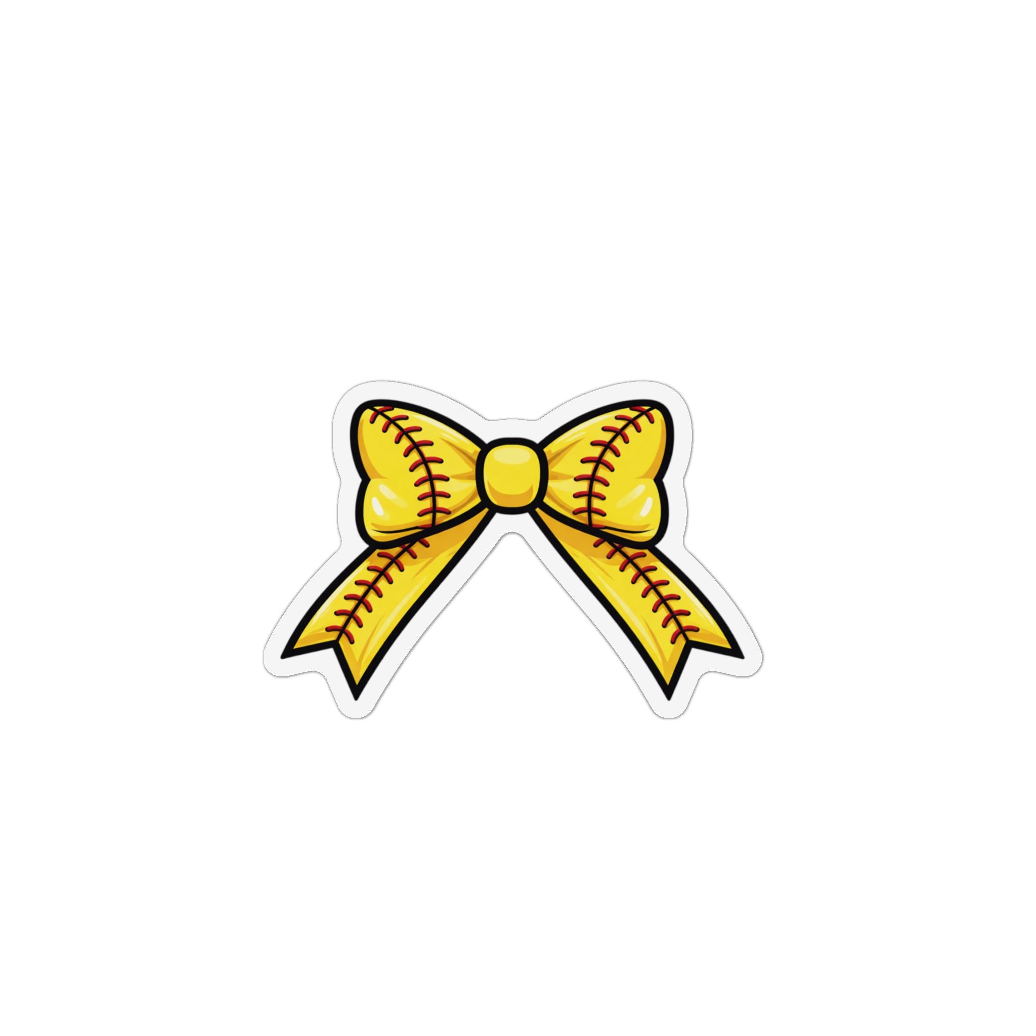 Softball Bow Magnet