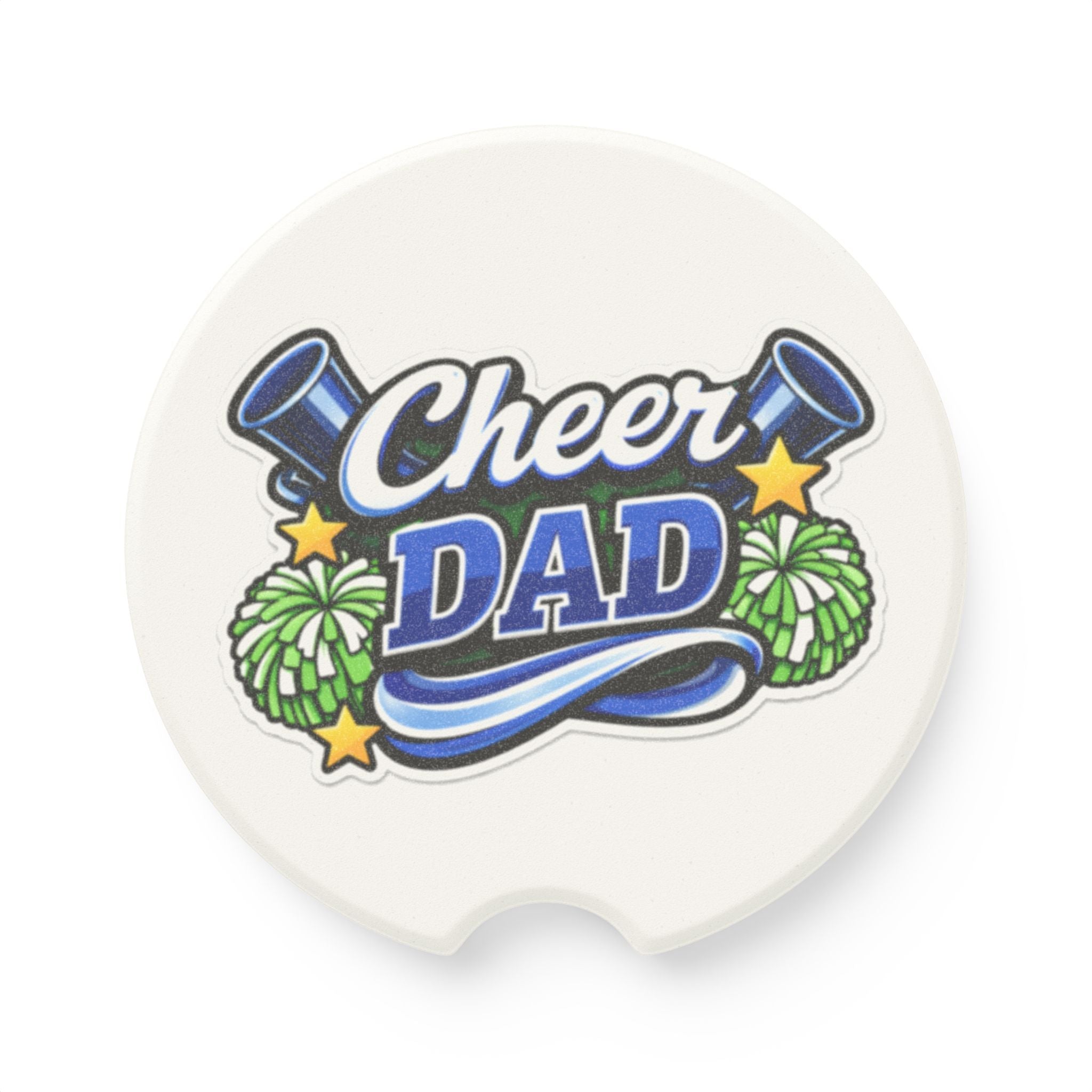 Cheer Dad — Car Cupholder Drink Coaster